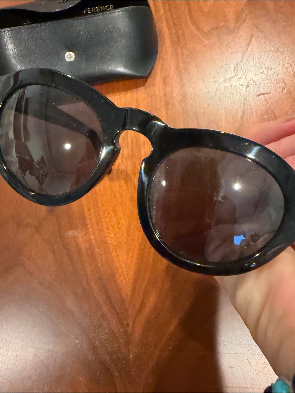 Diff Eyewear Dime Black Round Women's Sunglasses - Picture 2 of 5